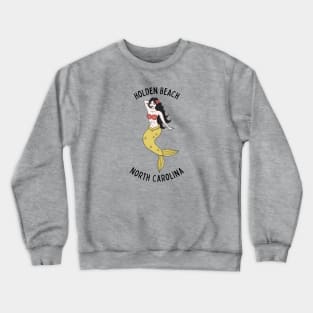 Holden Beach North Carolina Mermaid Crewneck Sweatshirt